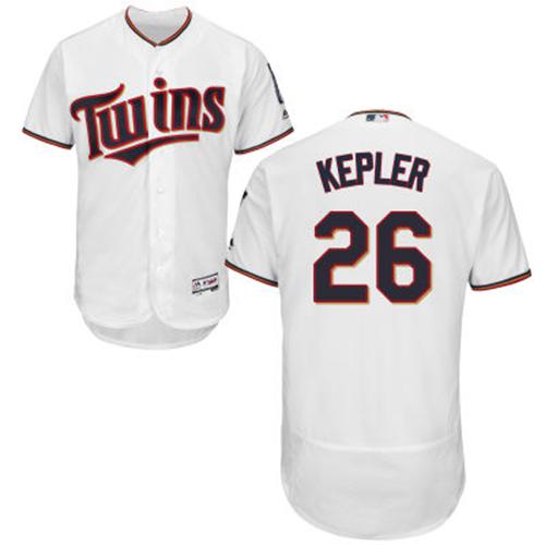 Twins #26 Max Kepler White Flexbase Authentic Collection Stitched MLB Jersey